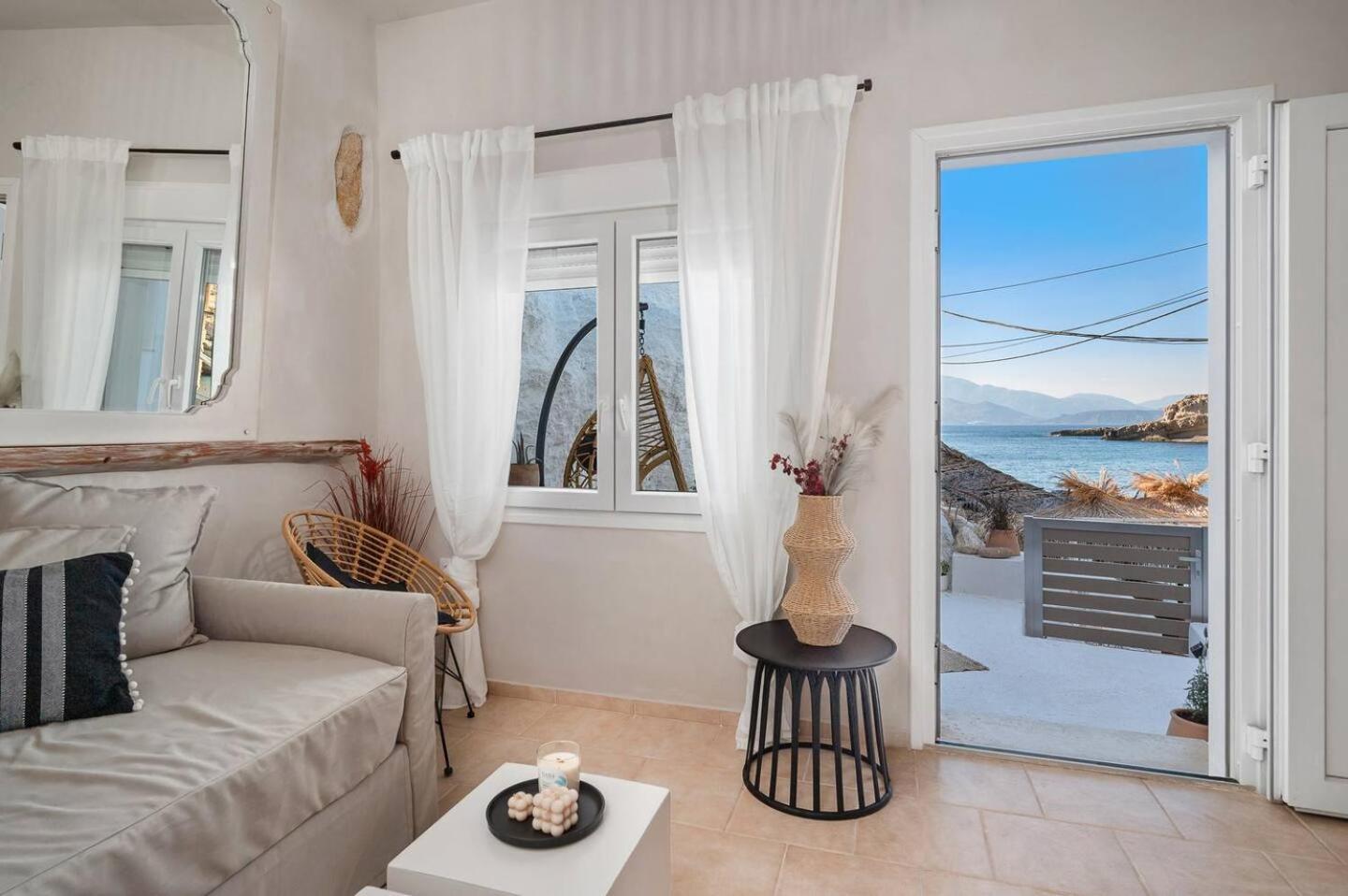 Casa Grotta With Sea & Cave View 호텔 마탈라 외부 사진