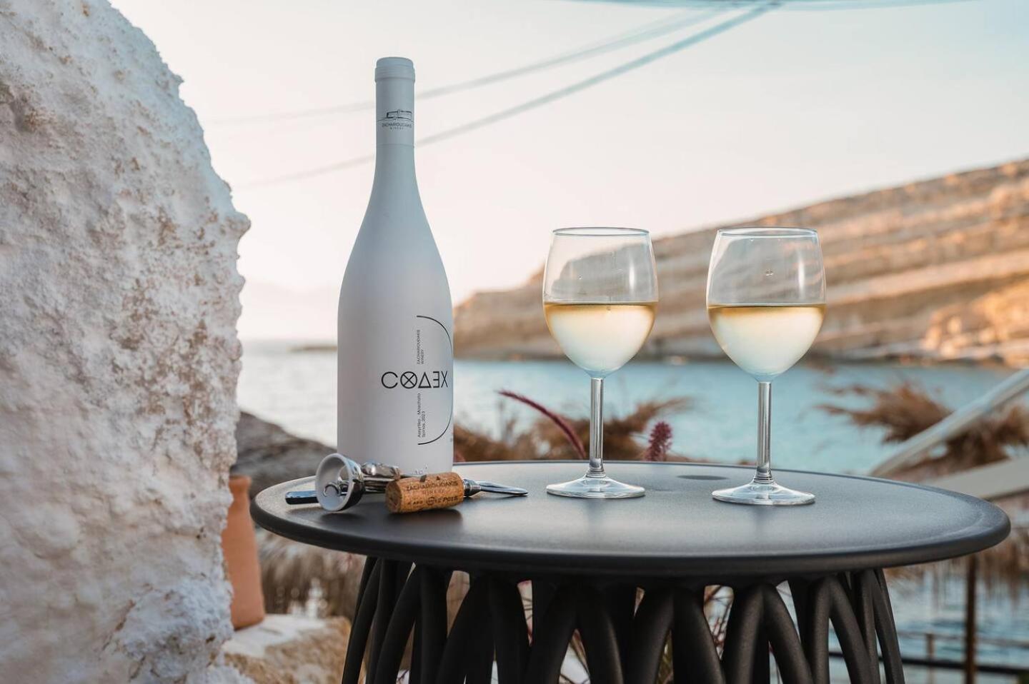 Casa Grotta With Sea & Cave View 호텔 마탈라 외부 사진