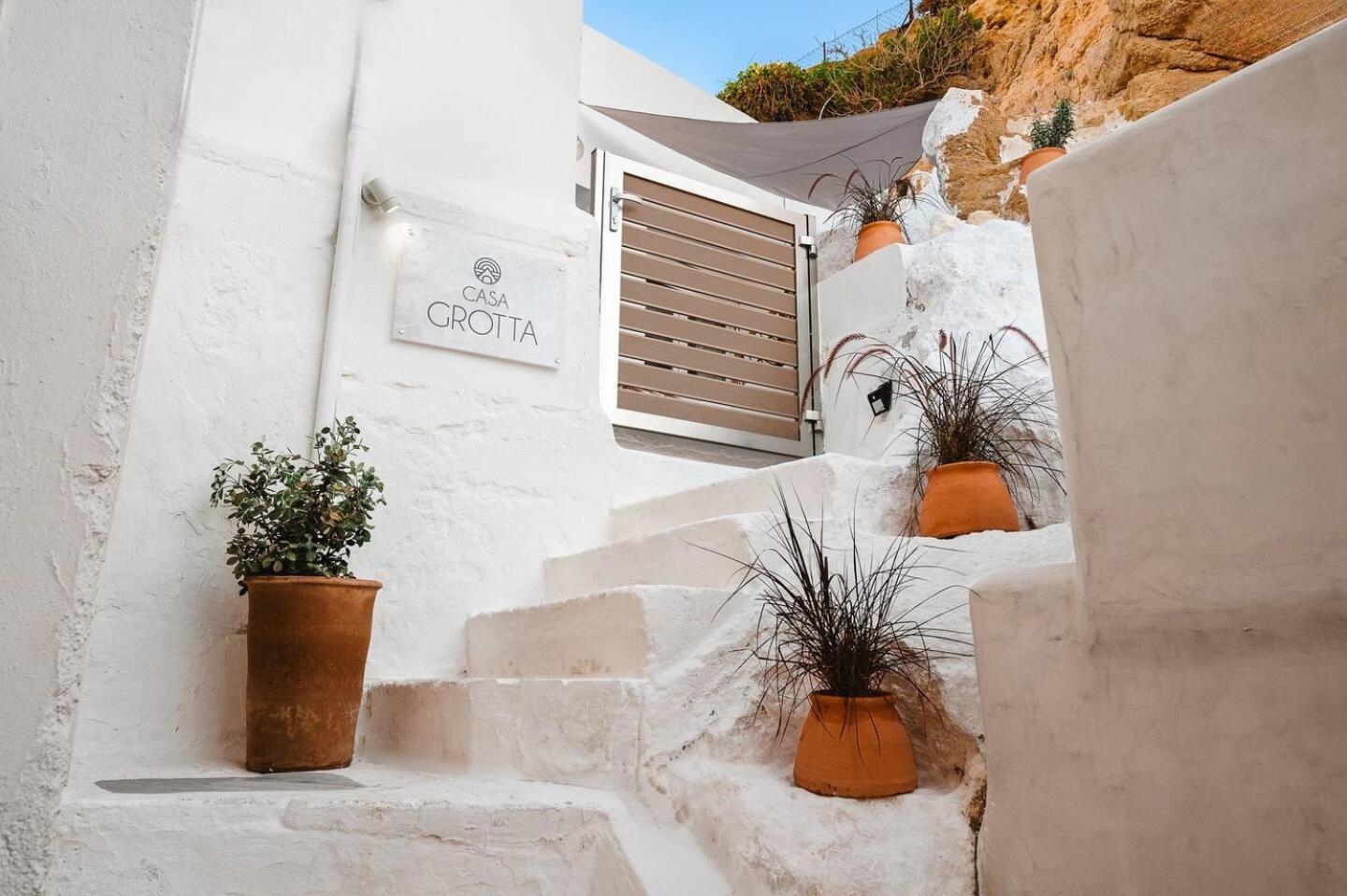 Casa Grotta With Sea & Cave View 호텔 마탈라 외부 사진