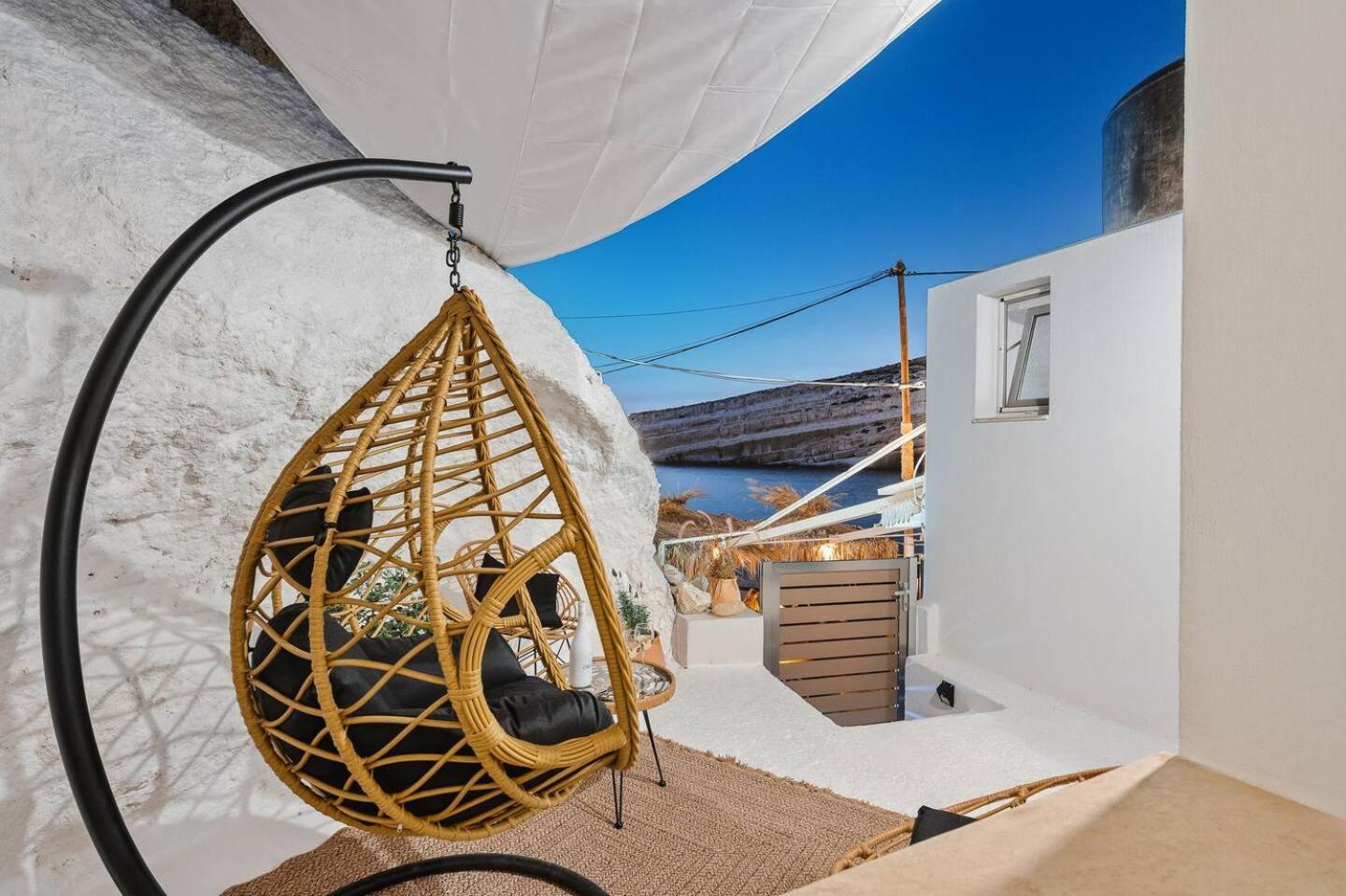 Casa Grotta With Sea & Cave View 호텔 마탈라 외부 사진