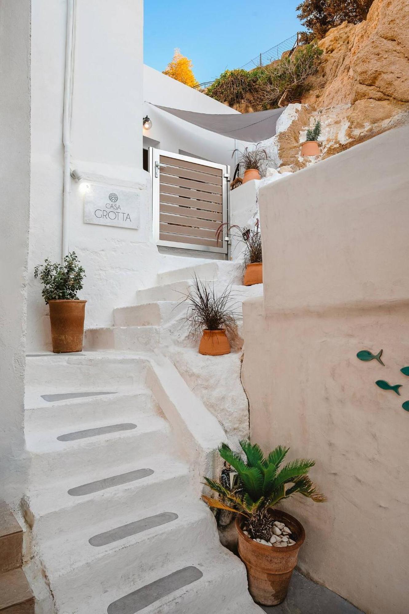 Casa Grotta With Sea & Cave View 호텔 마탈라 외부 사진